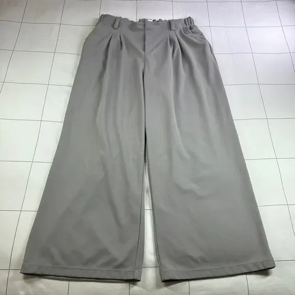 HALARA Gray Wide-Leg Pants - Picture 2 of 11